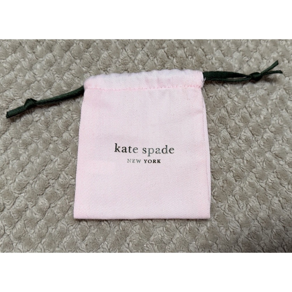 Kate Spade Jewelry Drawstring Dust Bag Pouch Pink 4.5" X‎ 3.5"